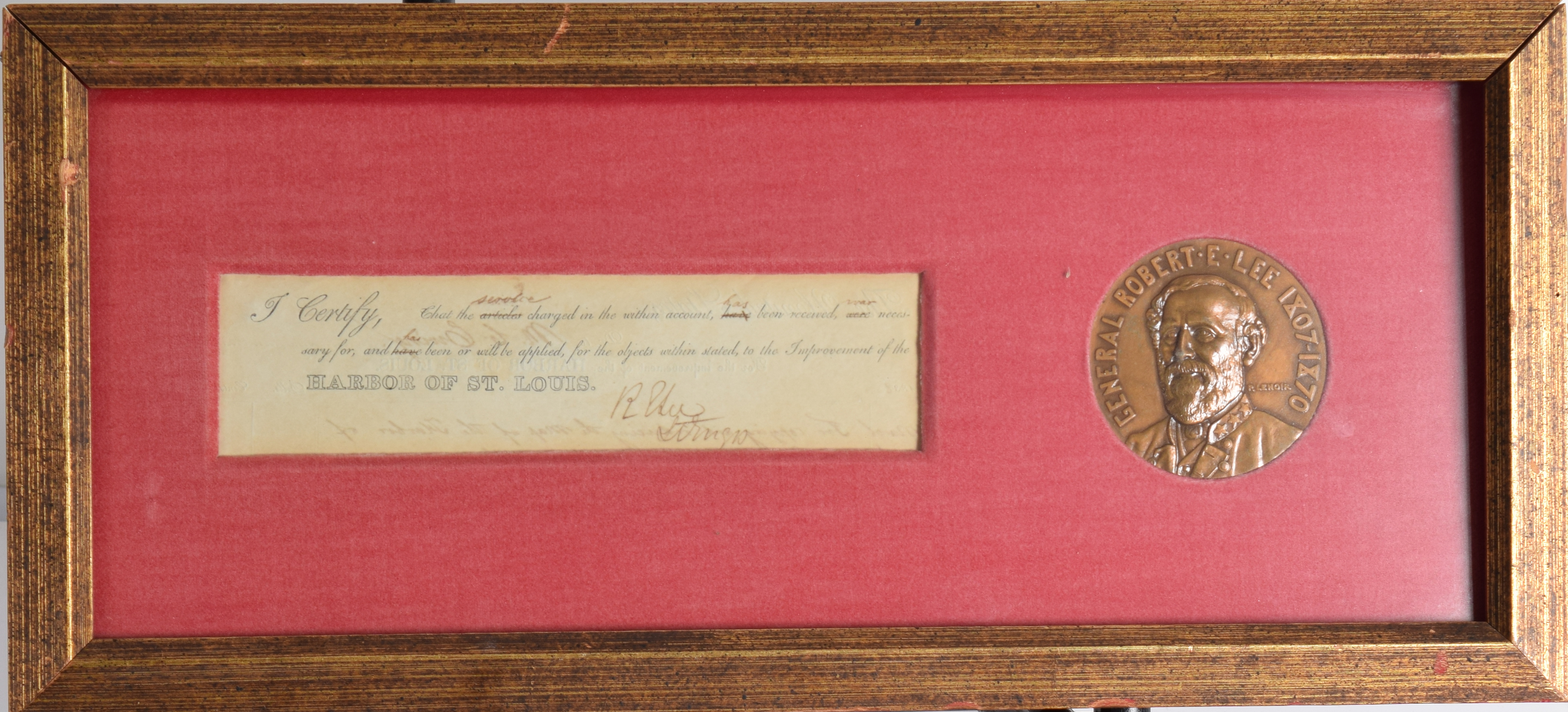 Lot Detail Robert E. Lee Signed Document
