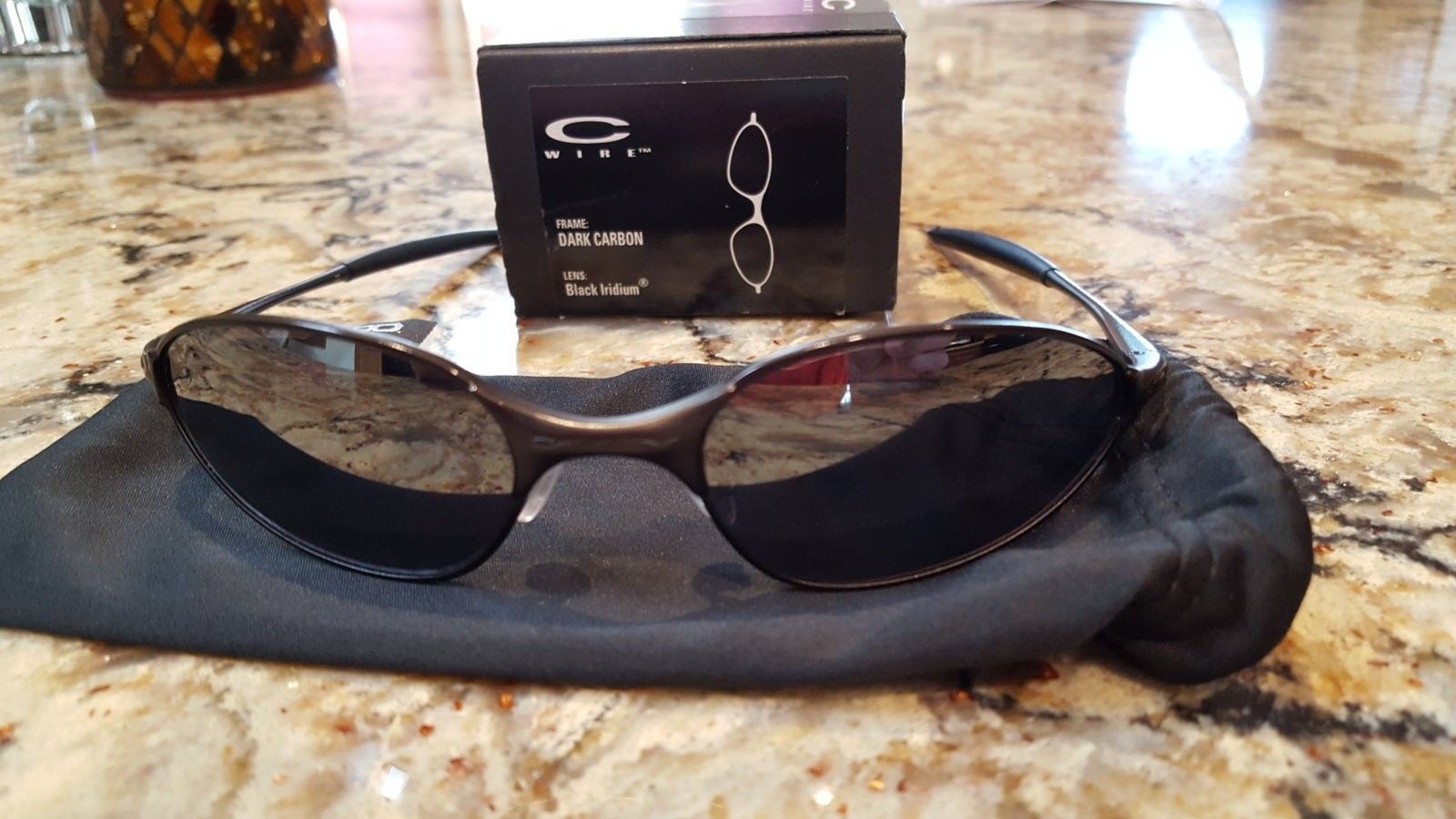 For Sale Vintage 2003 Oakley C Wire Dark Carbon/Blk Iridium Oakley Forum