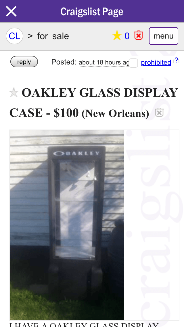 Overpriced display cases Page 2 Oakley Forum