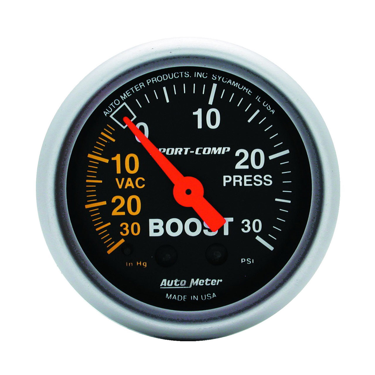AutoMeter Boost Gauge (2 1/16, 3030 PSI) 3303