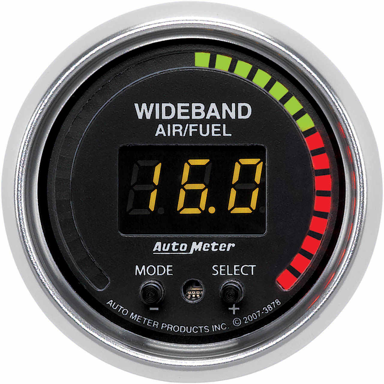 AutoMeter GS Series Wideband AFR Gauge, w/ Sensor (2 1/16, 101201)