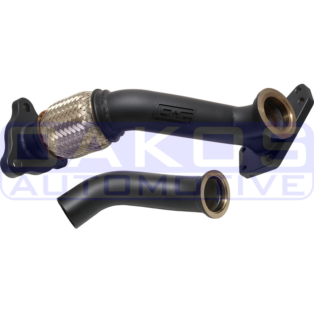 GrimmSpeed Up Pipe (3Bolt, 44mm EWG, Black Ceramic), '02'14 WRX & '04