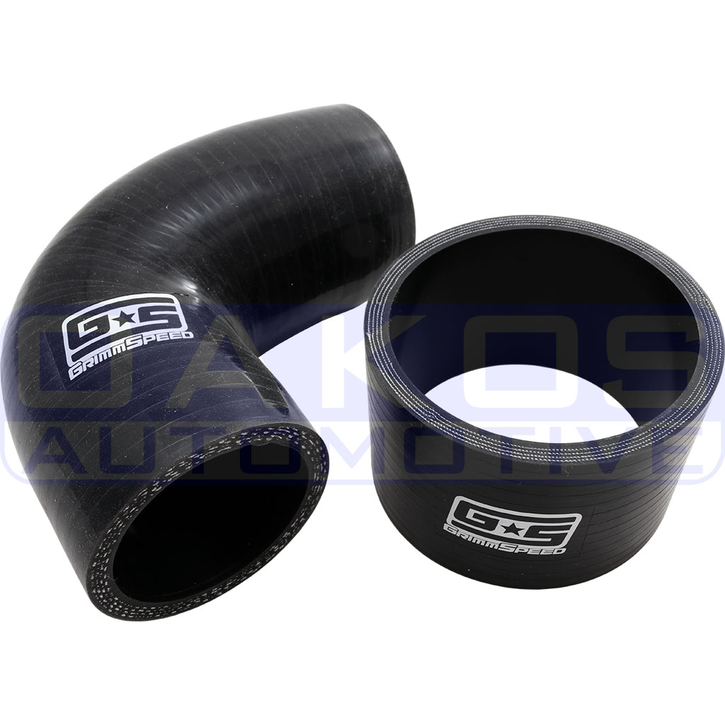 GrimmSpeed Top Mount Intercooler Silicone Coupler Kit (Black), '02'07