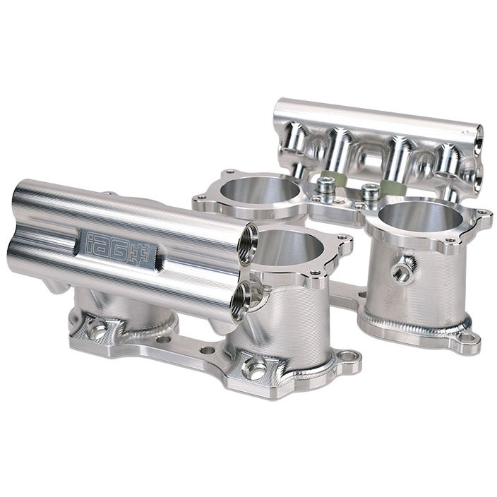 IAG Dual Injector TGV Housings w/ Fuel Rails, '02'14 WRX & '04'21 STi