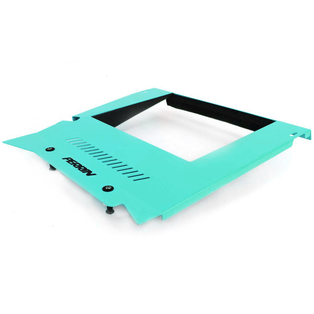 Perrin Intercooler Shroud & Belt Cover Kit (Hyper Teal), 20152021 WRX