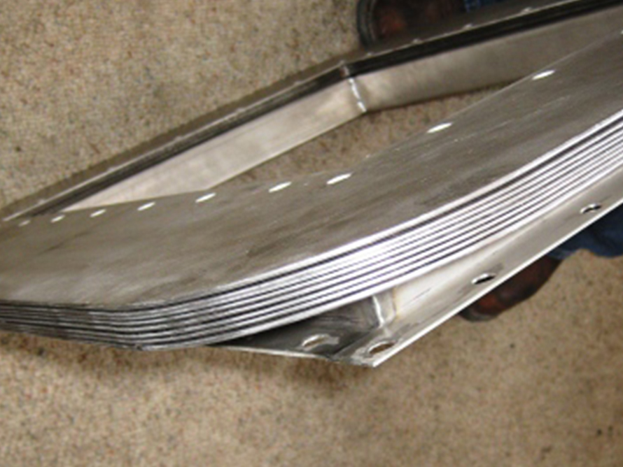 Edge Welded Metal Rectangular Bellows Oakridge Bellows