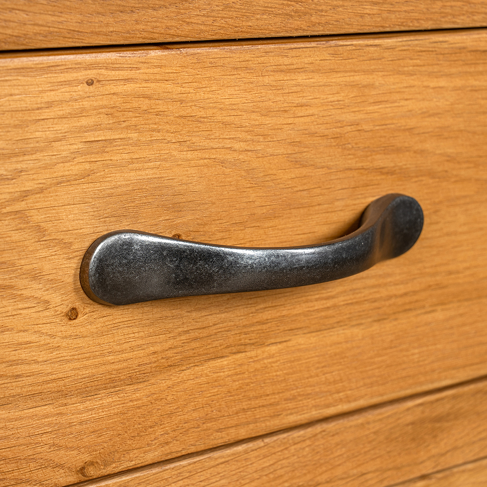 Summer Waxed Oak Display No Assembly Required