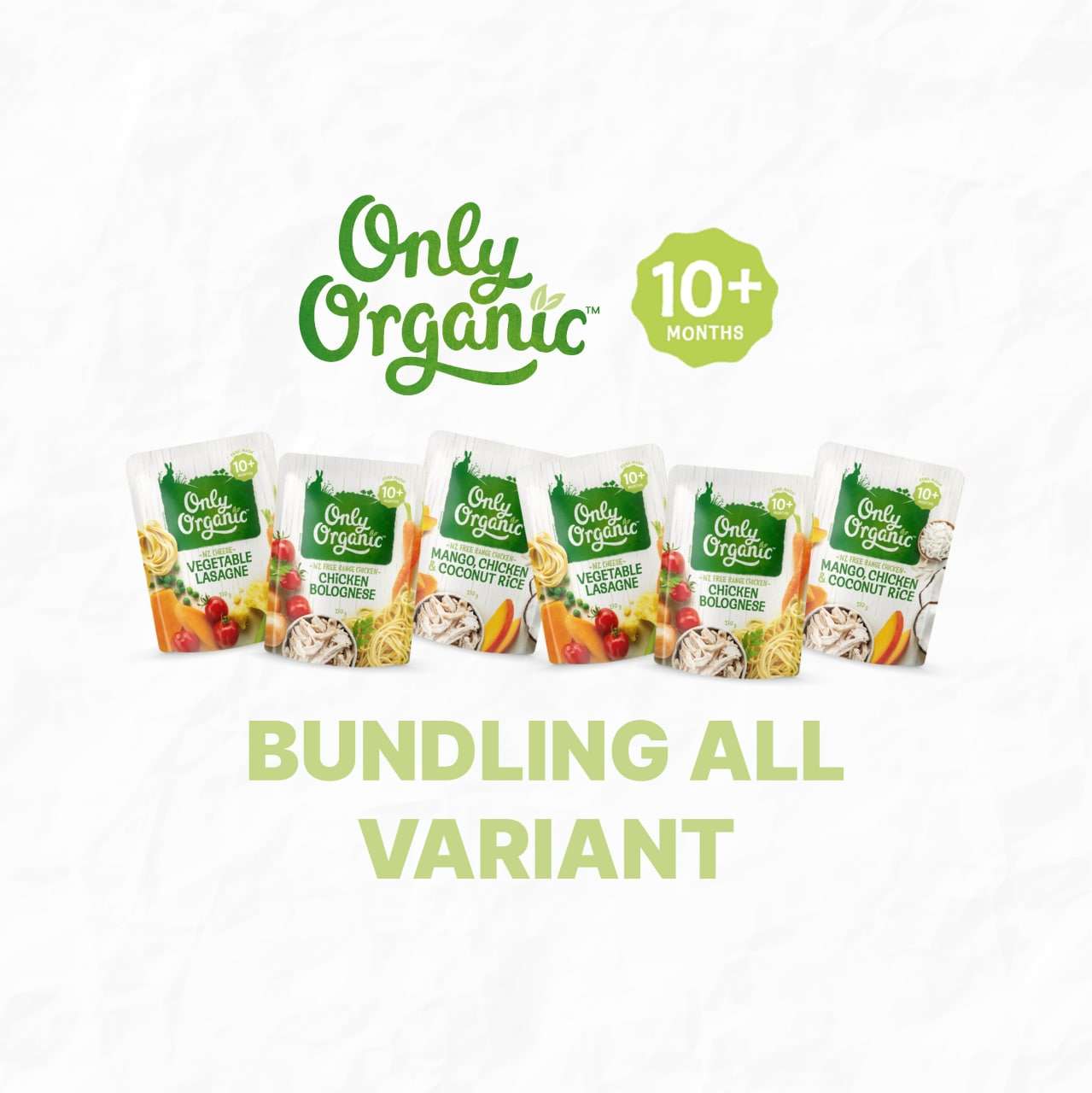 Bundling Only Organic Baby Food 10m+ (6 Pcs) All Variant Obabyhouse