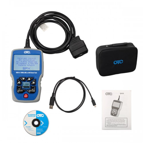 Free shipping OTC OB DII/CAN/ABS/Airbag (SRS) Scan Tool OBD2 EOBD Code Reader 3111