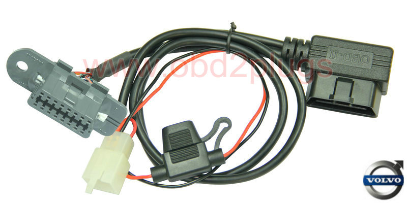 OBD2 splitter Y cable with fuse fit VOLVO OBD2 cable,ELD cable,J1939