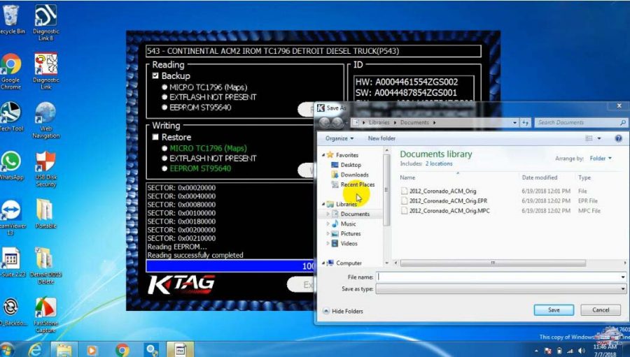 How to Use KTAG Programmer to Read Detroit DD15 ACM2 Data The Blog of