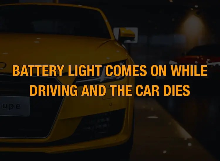 Battery light comes on while driving and the car dies OBD ADVISOR