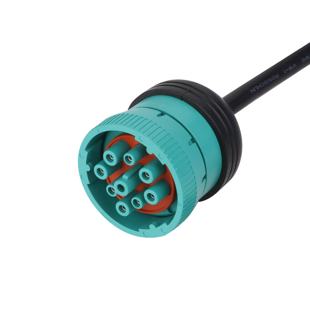 16Pin Female To J1939 Type2 Male Sae J1939 9 Pin Adapter DB15 Cable For