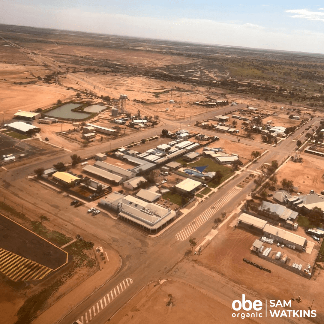 The township of Birdsville OBE Organic Australia