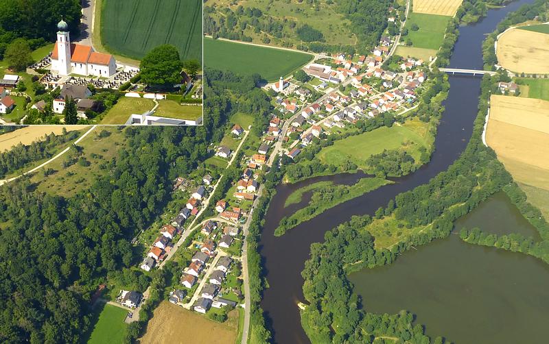 Teublitz, Premberg, Kappl Wallfahrt, Luftbild Oberpfalz