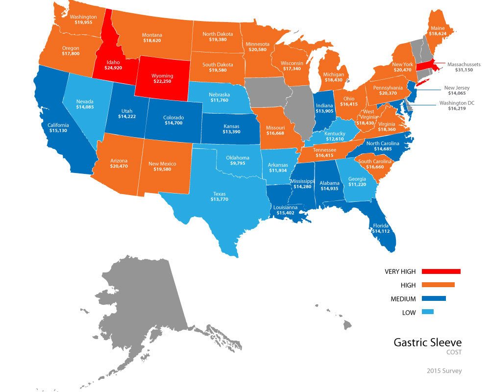 Gastric Sleeve Price Map Obesity Coverage