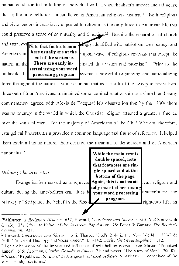 How To Write Footnotes Footnotes should match with a superscript
