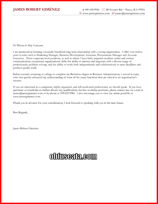 Cover Letter (608 x 788 Pixel)