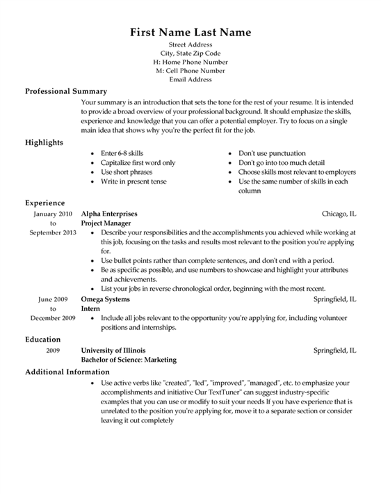 How to make your Resume Look Good?