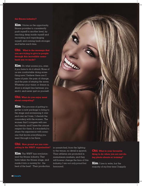 Check out Top Fitness Personality Kim Dolan Leto's ExtraFit Interview For The May Issue