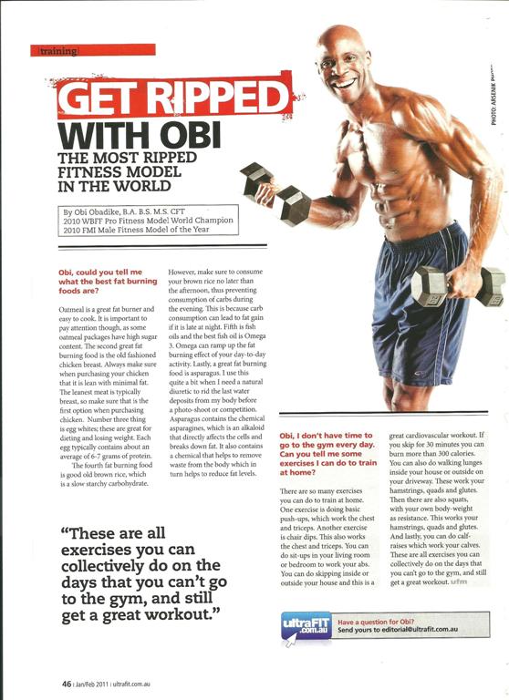 Check Out Top Fitness Expert/Top Fitness Personality Obi Obadike’s UltraFit Fitness Expert
