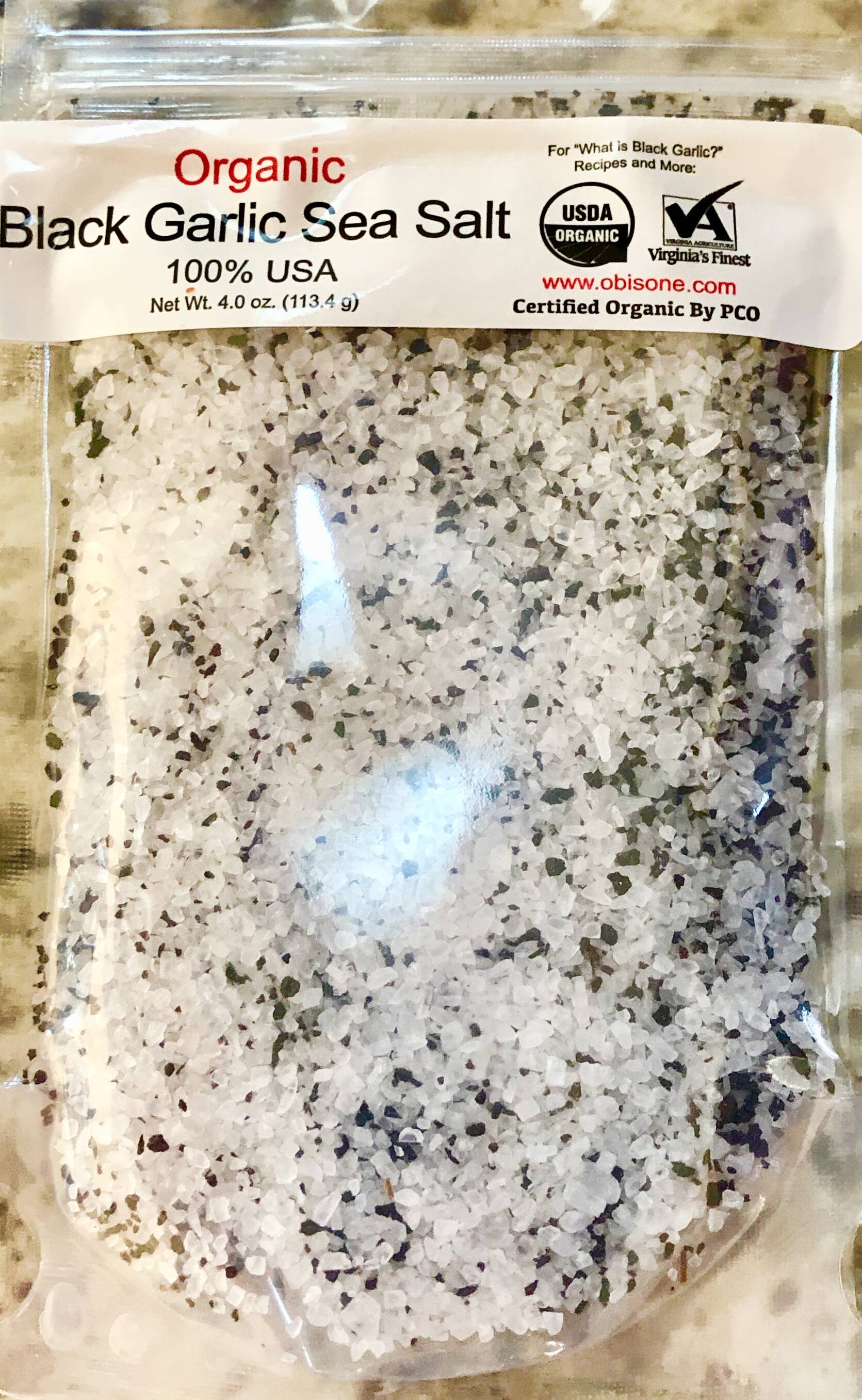 BLACK GARLIC SEA SALT ECOPACK Seasonings Store