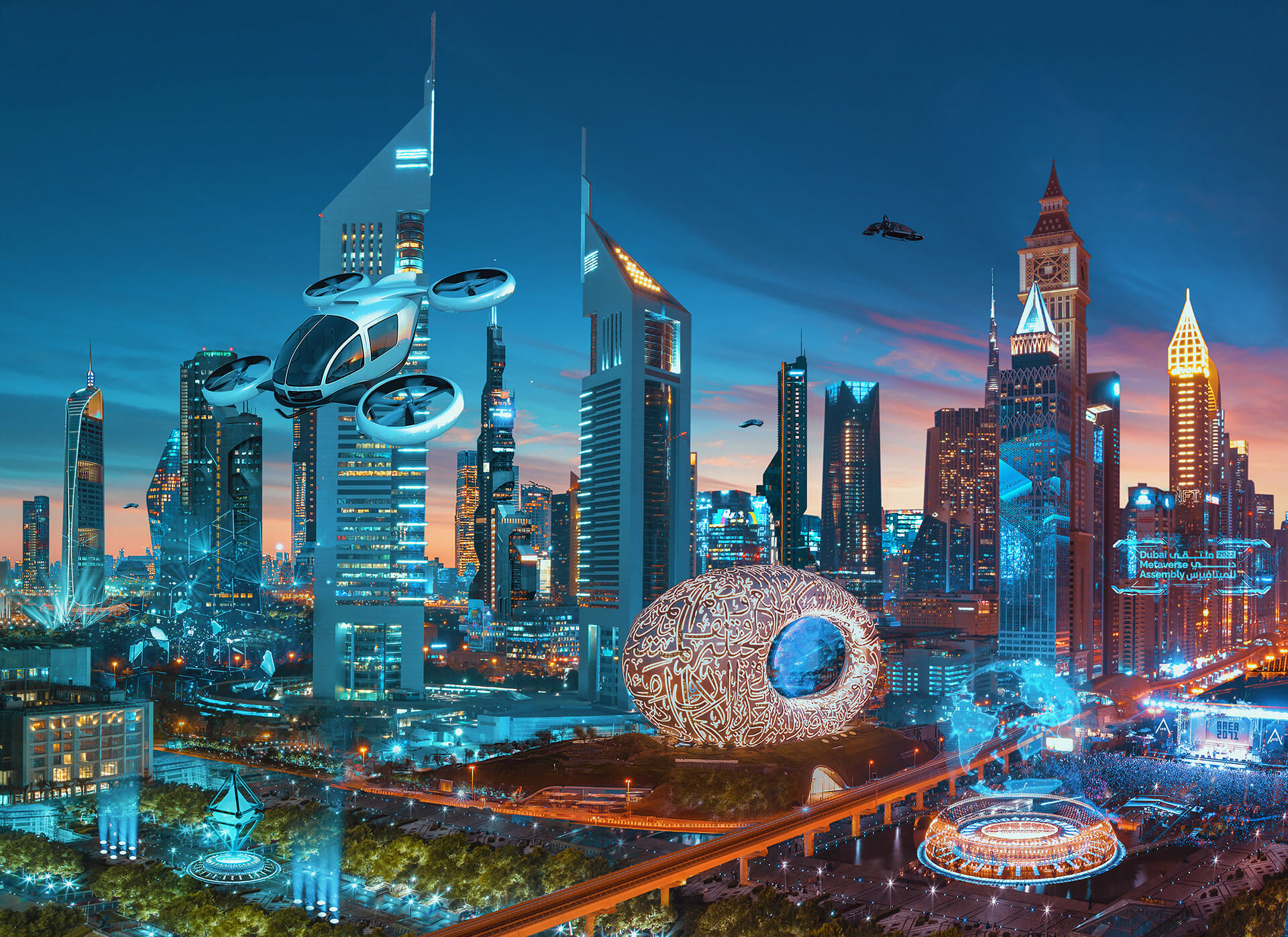 Dubai Will the World's First Virtual City in Metaverse