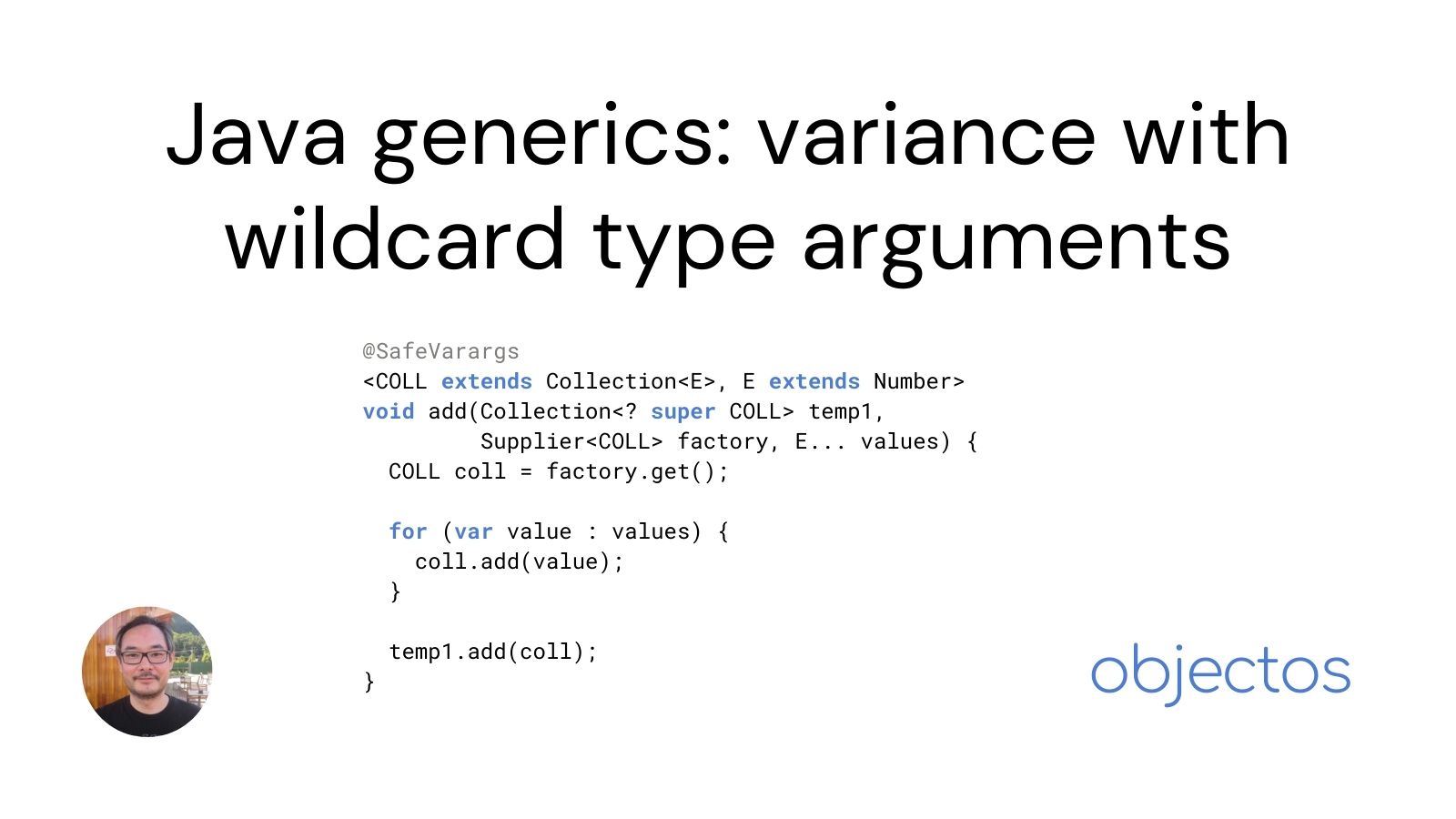 Java generics variance with wildcard type arguments