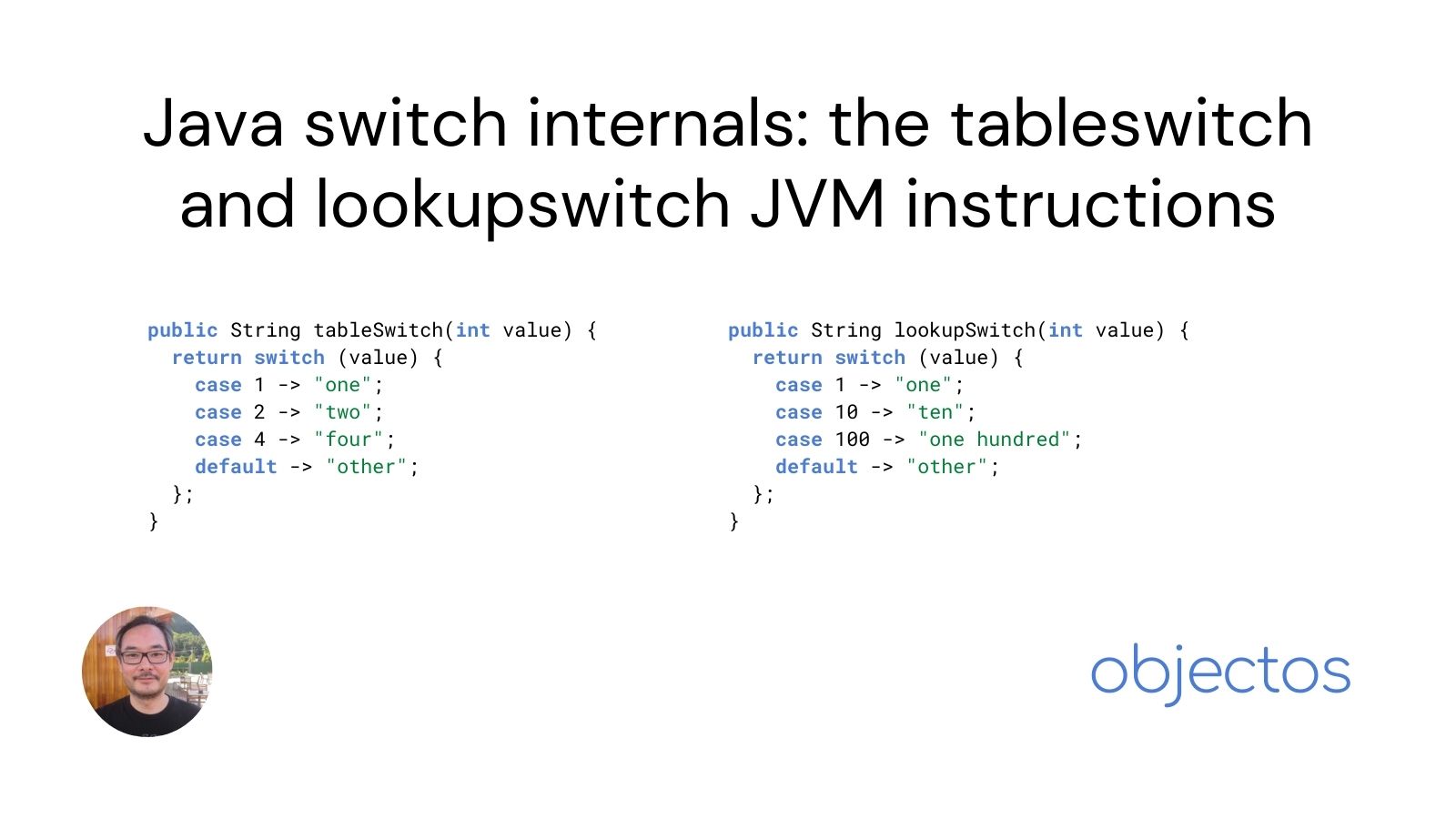 Java switch internals the tableswitch and lookupswitch JVM instructions