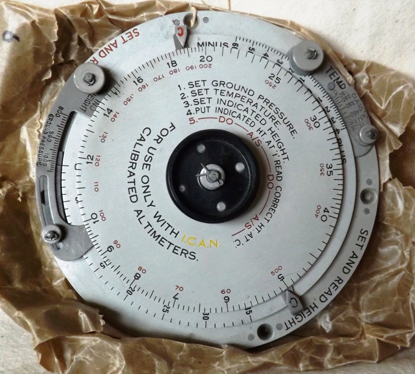 WW2 RAF Aircraft Navigation Computor Mk2A 6B/166 SPITFIRE BATTLE OF