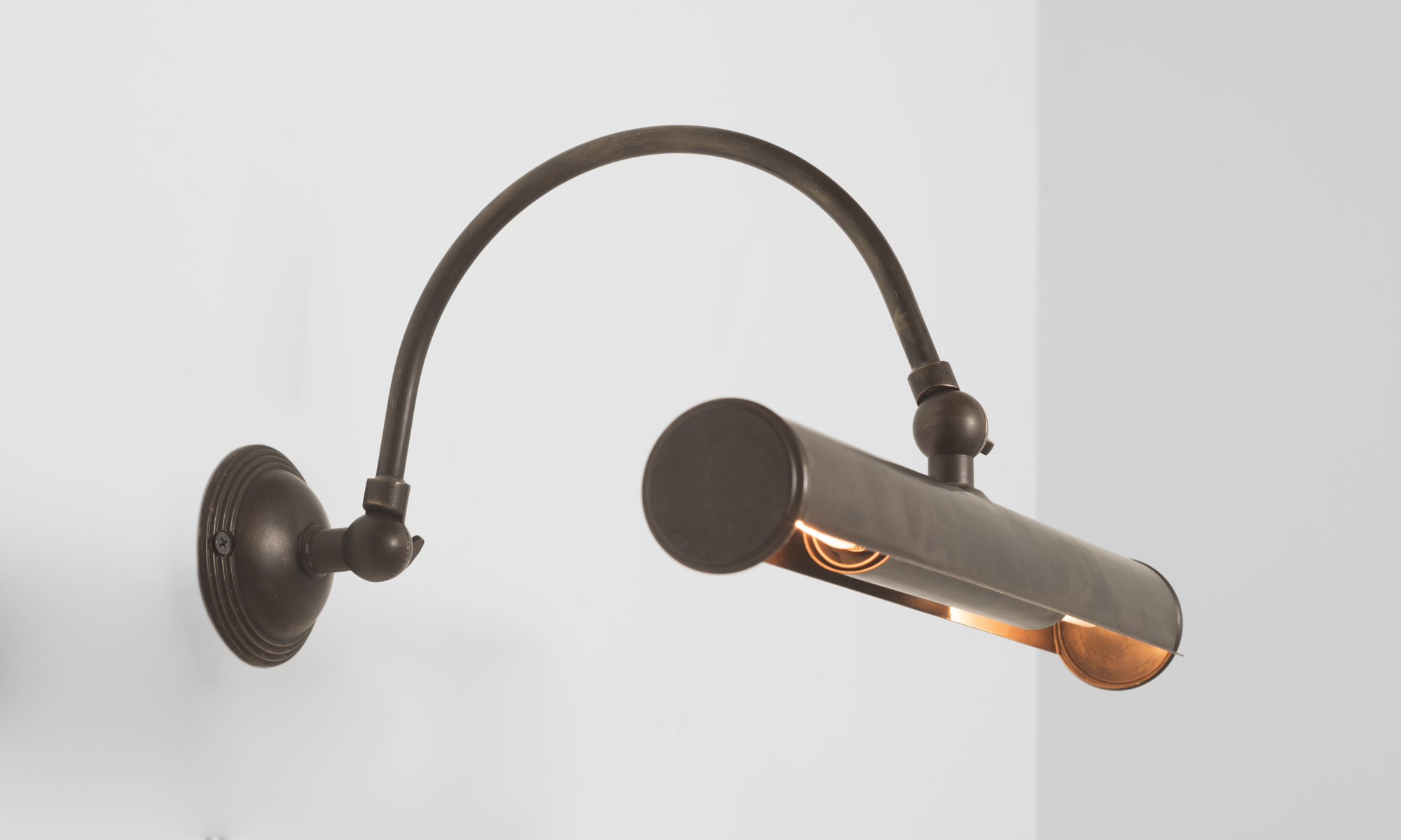 Brass Library Picture Light Obsolete