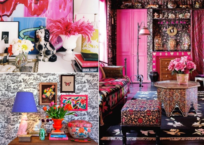 Stile kitsch negli interni combina Obudom