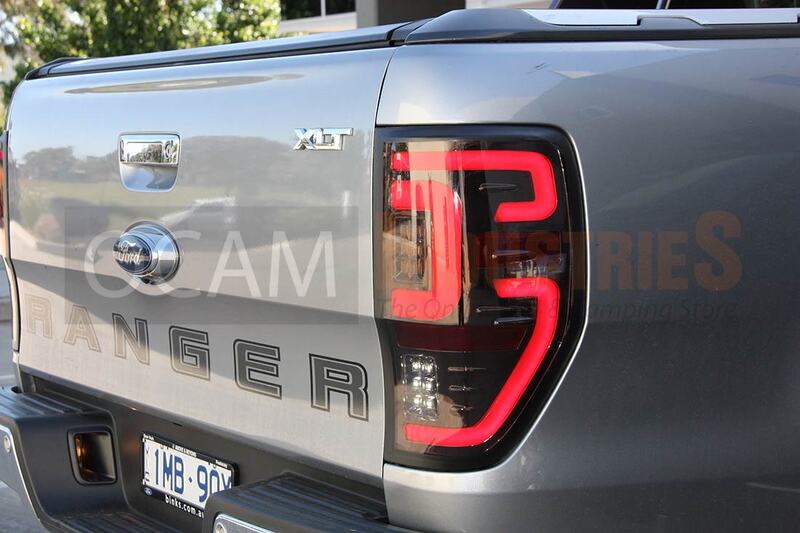 LED Tinted Tail Lights For Ford Ranger PX1 MkII MkIII, 2012Current