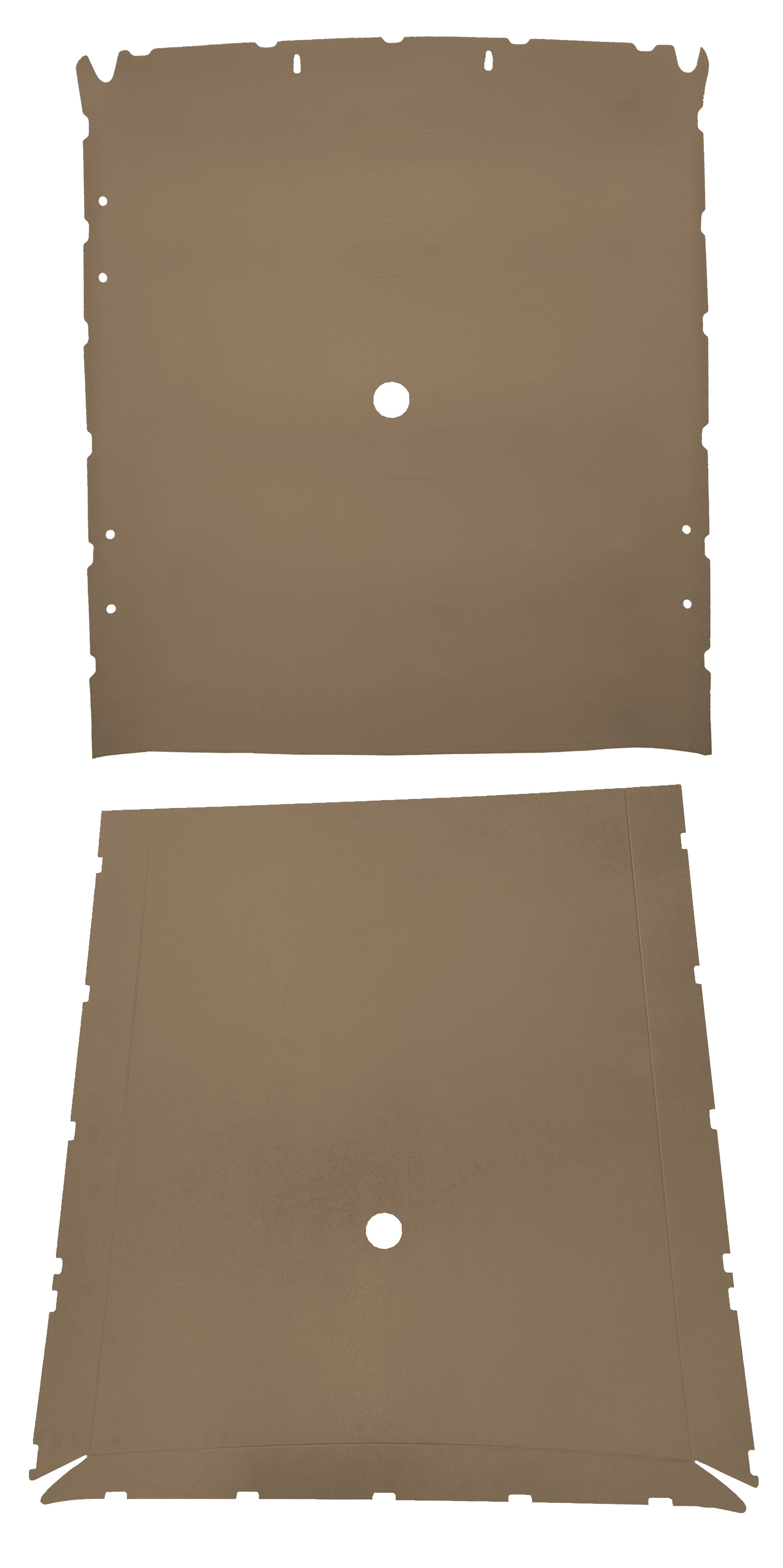 19791986 GMC K1500 Suburban, Front & Rear Boards without Rear AC, ABS