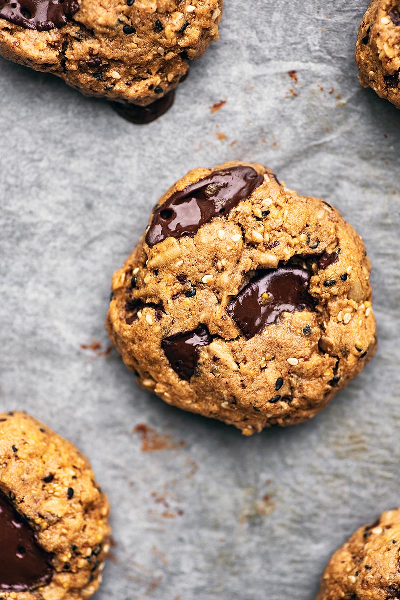 Multigrain Spelt Chocolate Chunk Cookies Occasionally Eggs