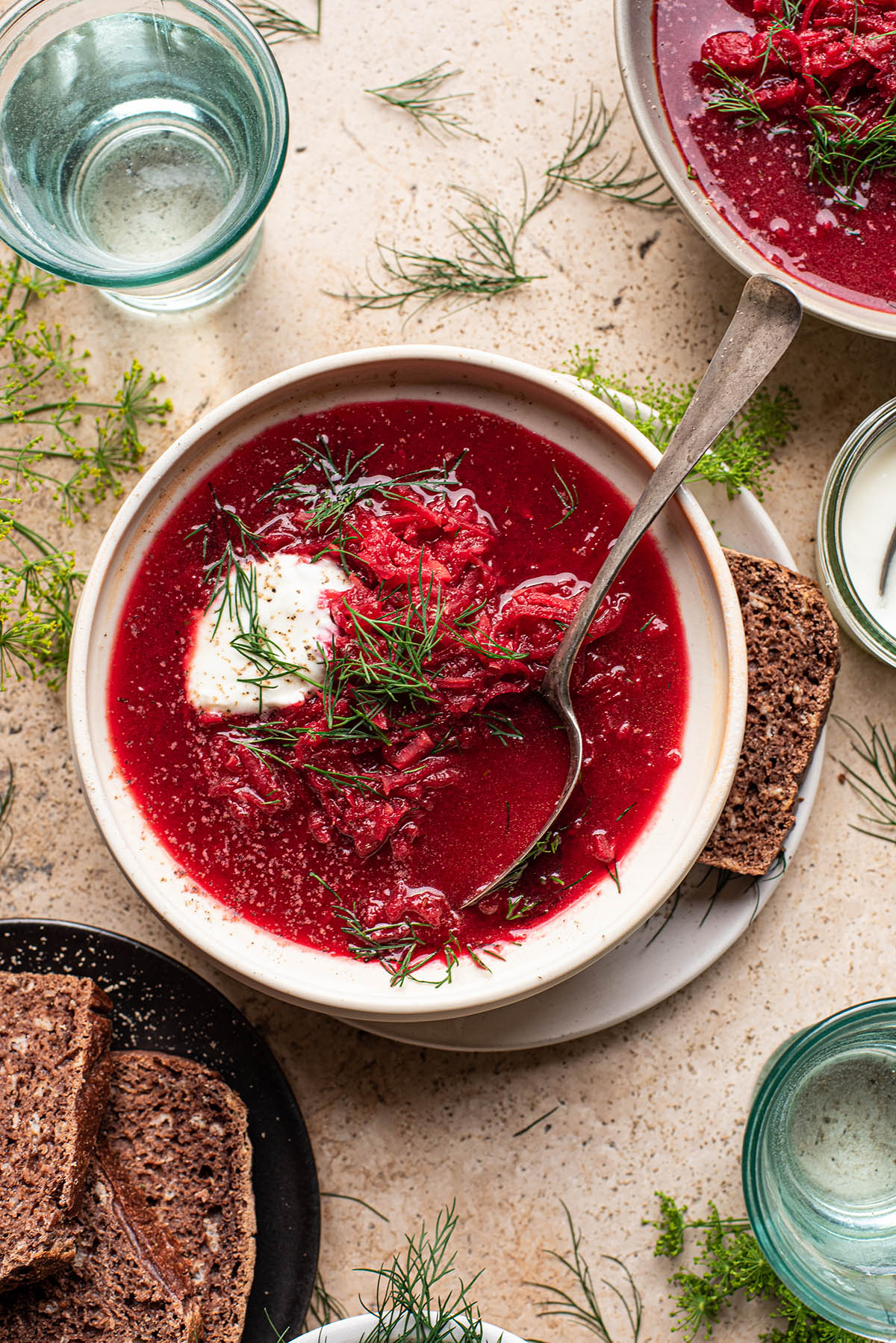 Vegetarian Borscht Occasionally Eggs