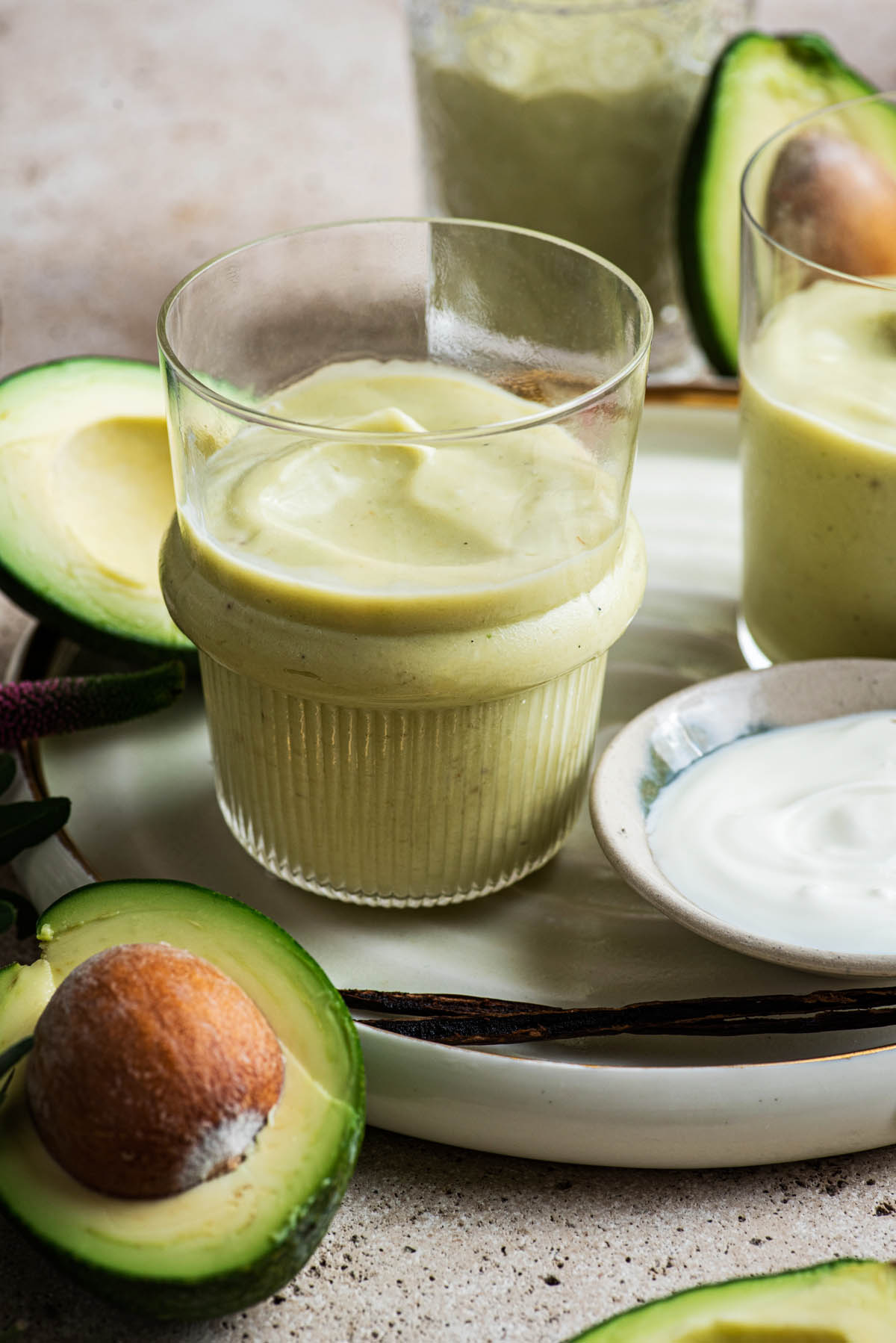 Banana Avocado Smoothie (Vegan) Occasionally Eggs