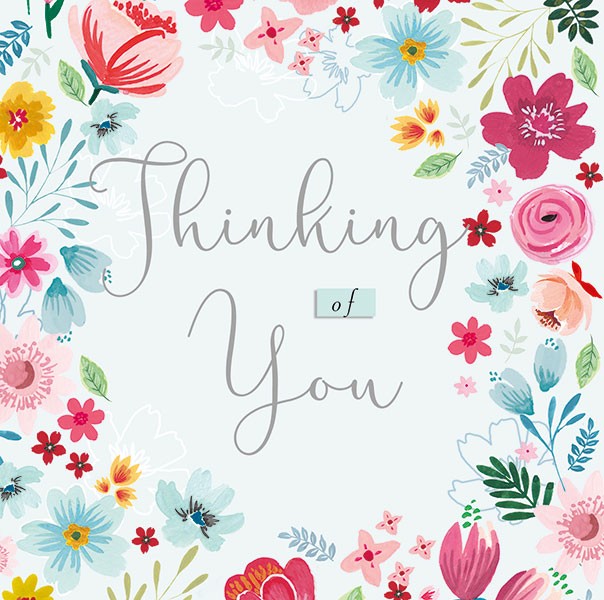 Pastel flowers thinking of you OCDUK