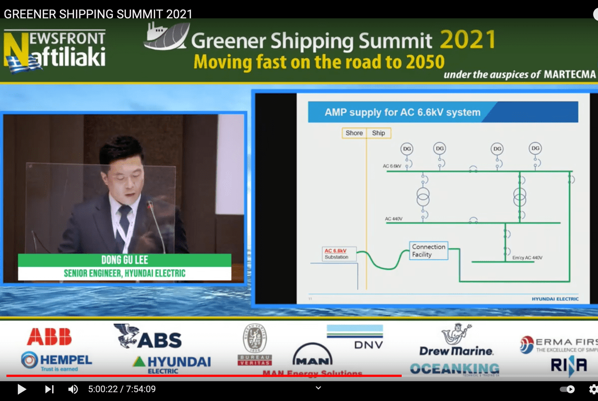 Hyundai AMP (cold ironing) solution OceankingOceanking