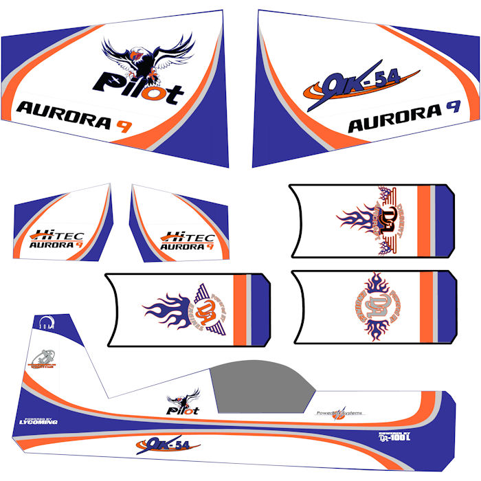 RC Decals / Plane Packages Ocean Palm Graphics