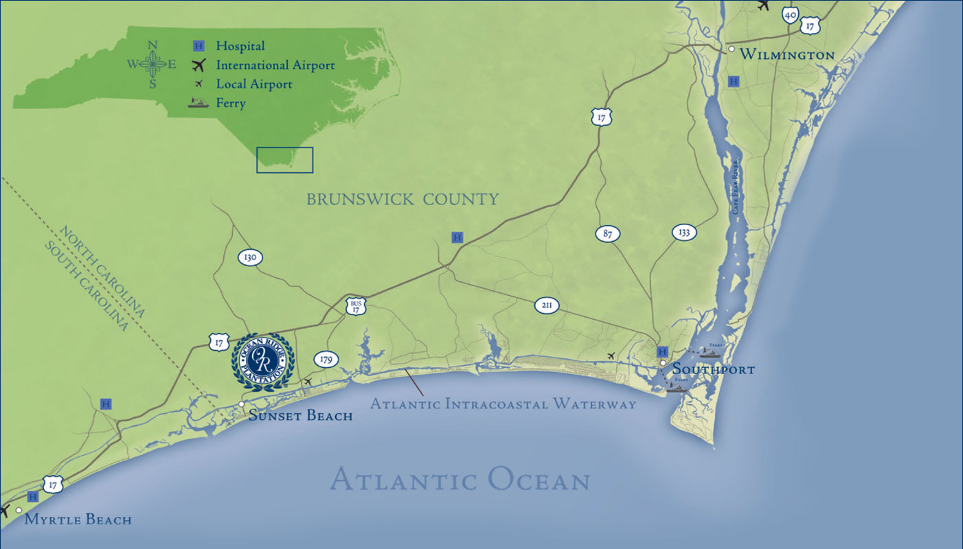 Ocean Ridge Plantation Beach and Golf Community