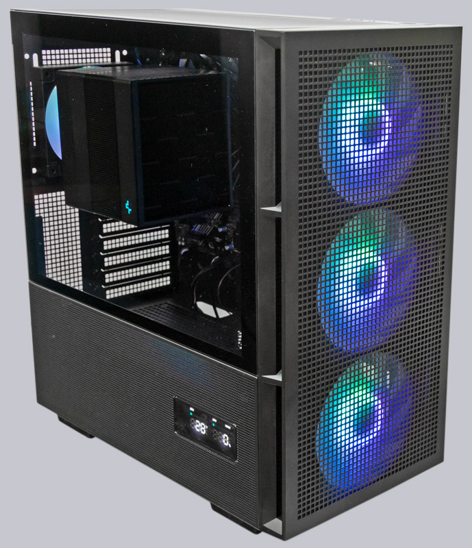 DeepCool CH560 Digital Review Lighting and LCD