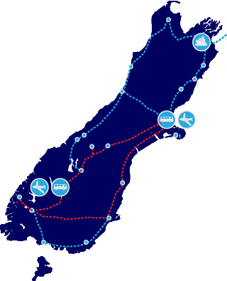Southern Alps Tour Itinerary with Oceania Coachlines