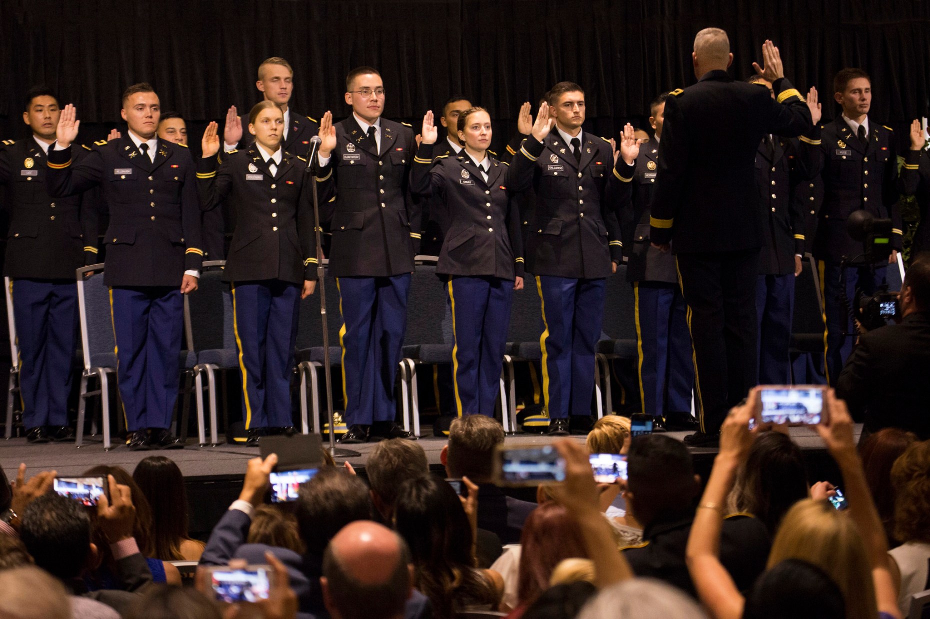 New military officers at CSUF ceremony advised to keep learning