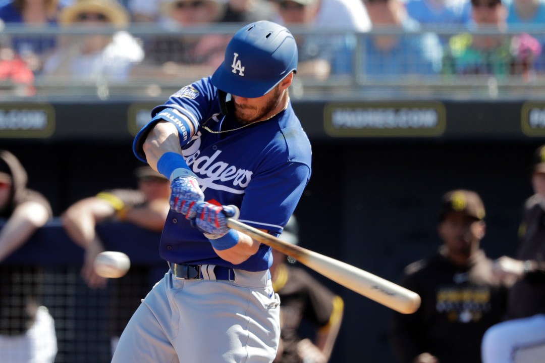 Cody Bellinger hits first home run of spring as Dodgers tie