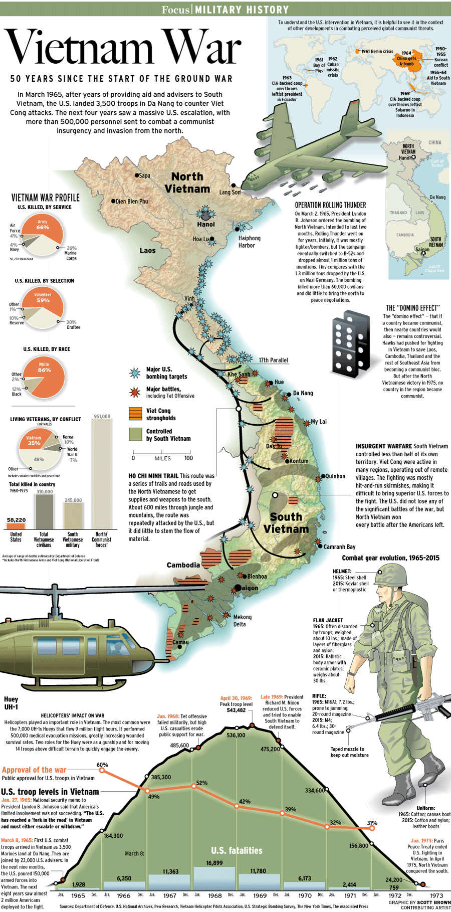 American Involvement Vietnam Map A look at the U.S. military during the Vietnam War Orange County Register