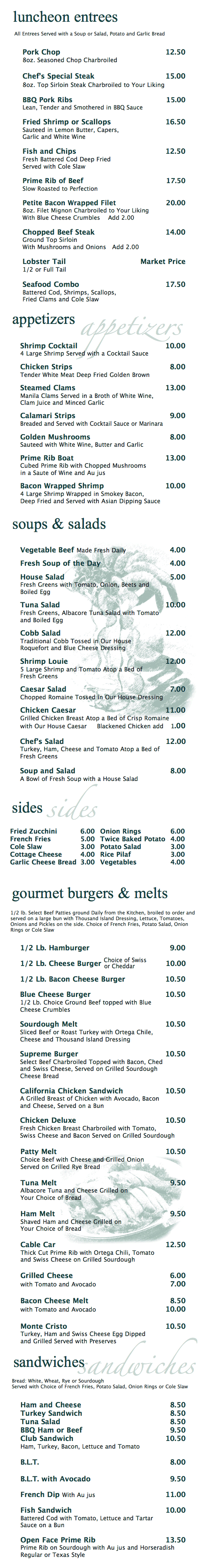 Tartan Room OC Restaurant Guides