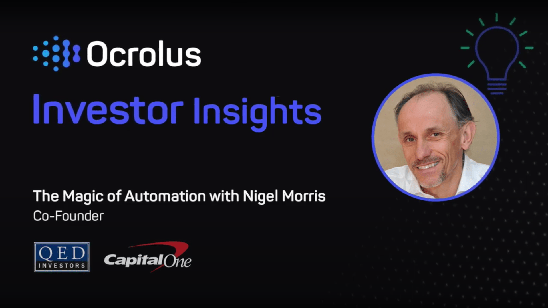 Investor Insights Nigel Morris, Cofounder of Capital One