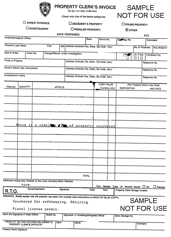 Retired Police Officer Information for Orange County NY by Orange County NY Shooters