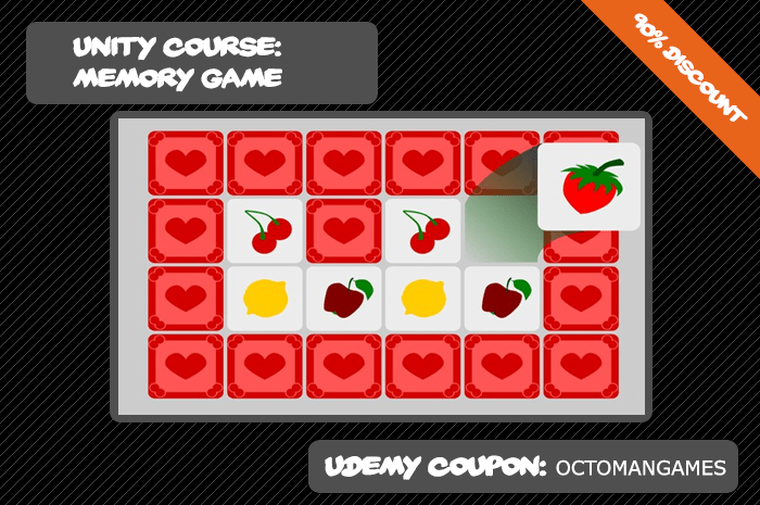 Memory 2D Unity Online Course OctoMan Games Memory 2D Unity Online Course OctoMan Games
